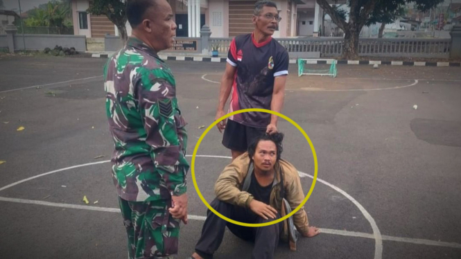 VIVA Militer: Danramil tangkap Atep Ramdani.