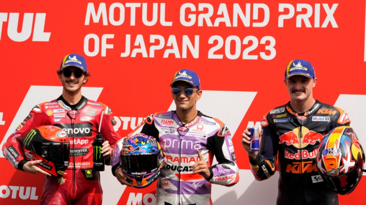 Foto Jorge Martin Juara Sprint Race Jepang, Persaingan Juara MotoGP ...