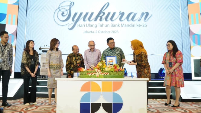 Syukuran Hari Ulang Tahun Bank Mandiri ke-25