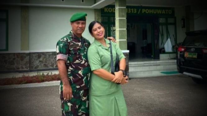 VIVA Militer: Letda Inf Marni Tumadang, Komandan Koramil Popayato semasa hidup.