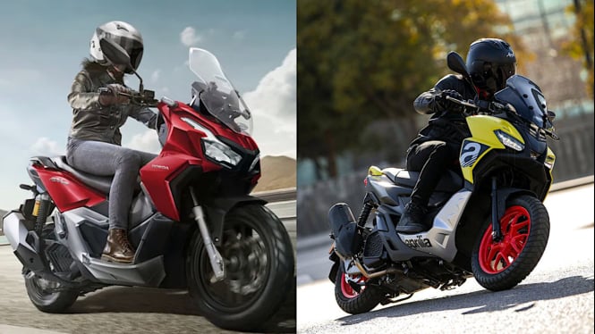 VIVA Otomotif: Honda ADV 160 dan Aprilia SR-GT 200