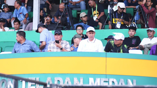 Edy Rahmayadi di Stadion Teladan Medan