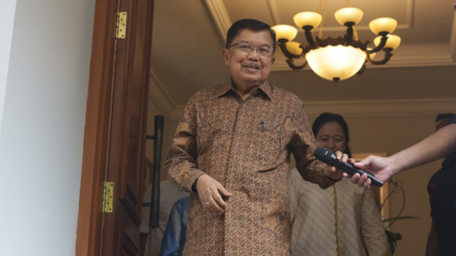 Wakil Presiden RI ke-10 dan 12, Jusuf Kalla alias JK di kediamannya, Jakarta Selatan.