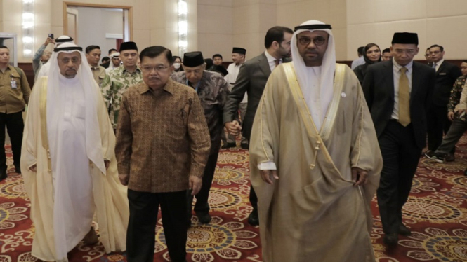 Mantan Wapres Jusuf Kalla (JK) menjadi pembicara Konferensi Agama  dan Iklim