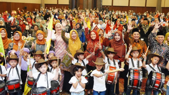 Puncak Gebyar Pendidikan Agama Islam Taman Kanak-kanak (PAI TK) di Serpong.