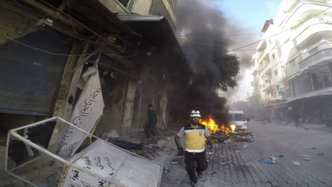 Serangan drone di acara kelulusan militer Suriah tewaskan 80 orang.