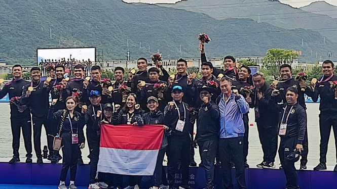 Tim perahu naga Indonesia di Asian Games 2023