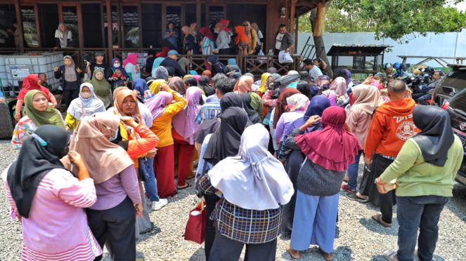 Bazar sembako murah di Lampung