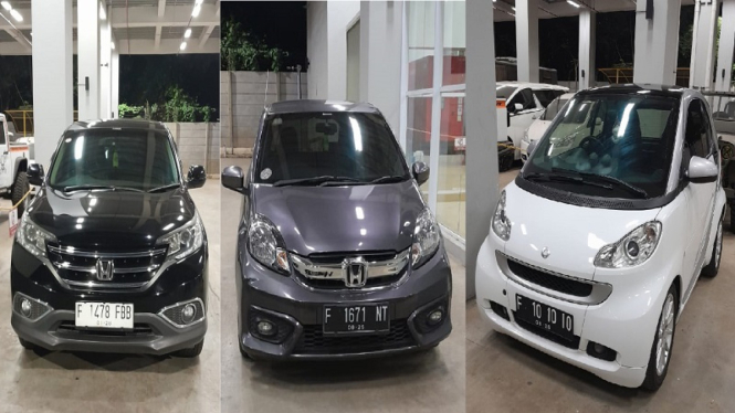 3 mobil yang disita KPK dari rumah eks kepala Bea Cukai Makassar Andhi Pramono