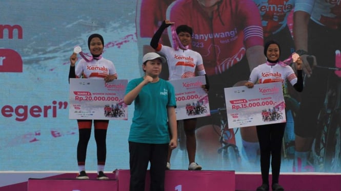 Pemenang Tour of Kemala Race 128 km