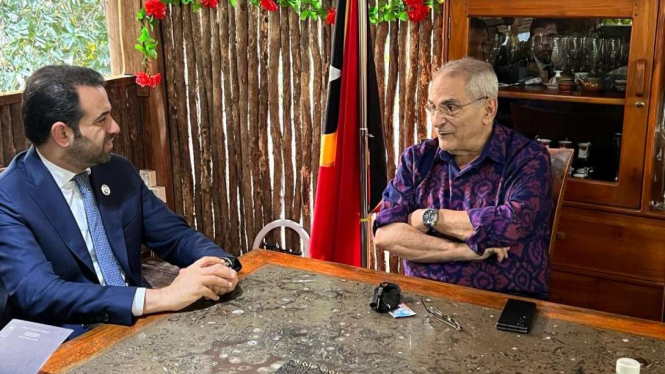 Sekjen MHM, Konselor Mohamed Abdelsalam bertemu Presiden Timor Leste Jose Ramos.