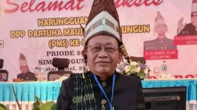 Ketua Umum DPP Partuha Maujana Simalungun (PMS) Sarmedi Purba