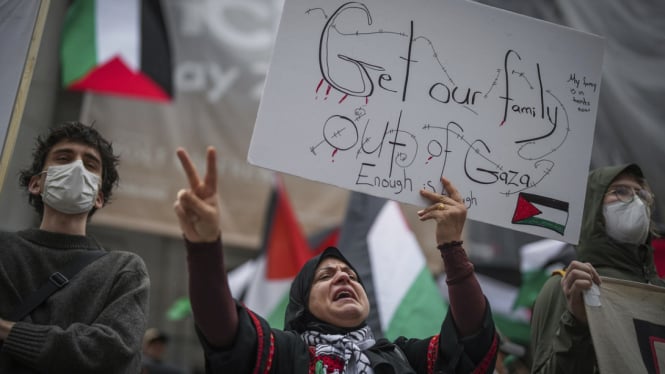 Diserang Israel, Warga Dunia Serukan Bebaskan Palestina