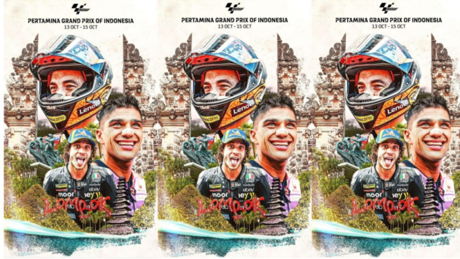 Poster MotoGP Mandalika Sajikan Pesona Budaya Bali