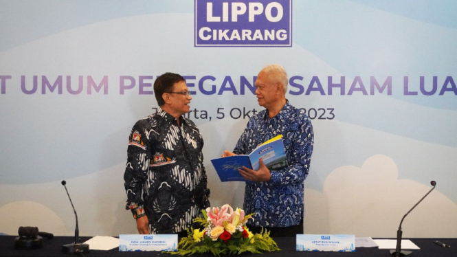 RUPS PT Lippo Cikarang Tbk (LPCK) yang digelar di Jakarta belum lama ini.