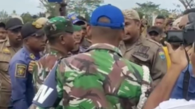 Viral Tni Cekcok Dengan Satpol Pp Dan Damkar Ini Penyebabnya