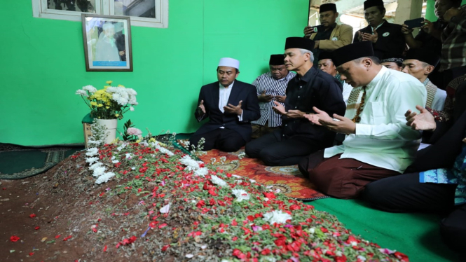 Ganjar Pranowo mendatangi Ponpes Nurul Ibad Lubang Buaya, Jakarta Timur