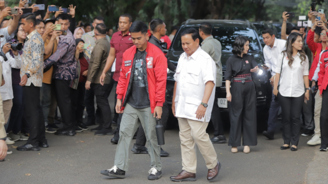 Pertemuan Prabowo Subianto dengan Kaesang Pangarep