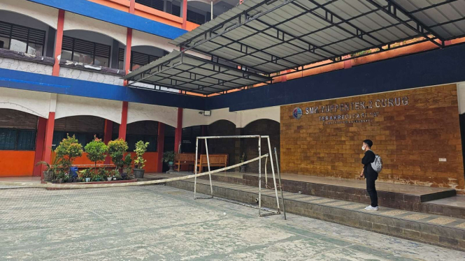Terjadi pemukulan siswa di SMA, Curug, Kabupaten Tangerang, Banten