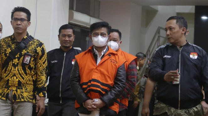 Tersangka Mantan Mentan Syahrul Yasin Limpo (SYL) 