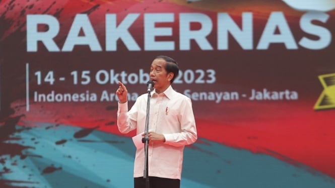 Rakernas Projo VI, Presiden Jokowi