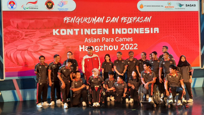 Pengukuhan Kontingen Indonesia untuk Asian Para Games 2022