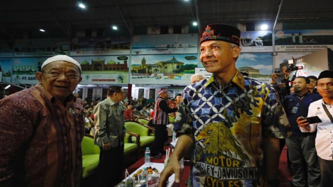 Ganjar Pranowo menghadiri peringatan Milad ke-21 Masjid Muhammad Cheng Hoo