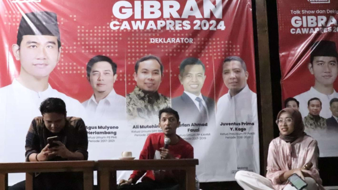 Talkshow dan Deklarasi Kawan Gibran di Malang