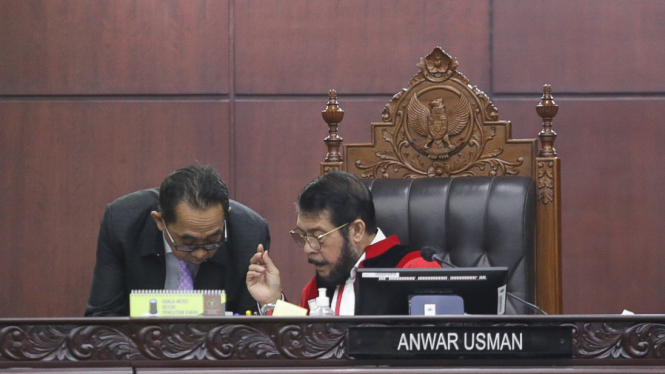 Anwar Usman, Sidang Putusan Batas Umur Capres dan Cawapres di Mahkamah Konstitusi.