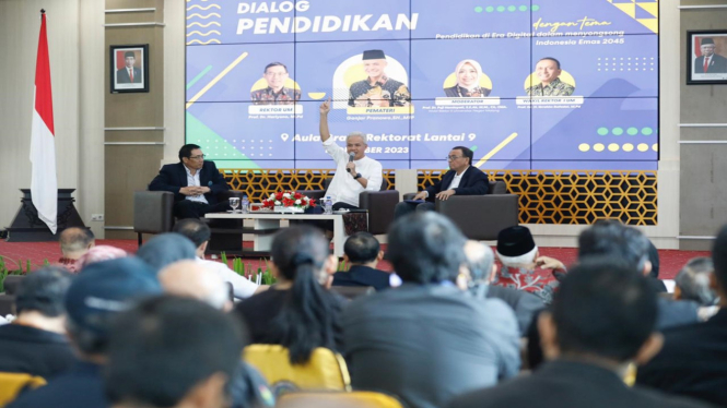 Bacapres Ganjar Pranowo kumpul bareng rektor se-Malang Raya