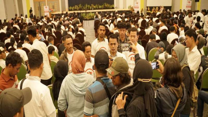 Ratusan anak muda deklarasi Kami Jokowi.