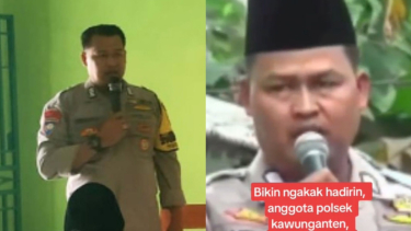 Viral Polisi Diduga Tak Hafal Pancasila, Diketawain Emak-emak