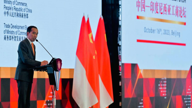 Presiden Joko Widodo (Jokowi) melakukan kunjungan kerja ke Beijing