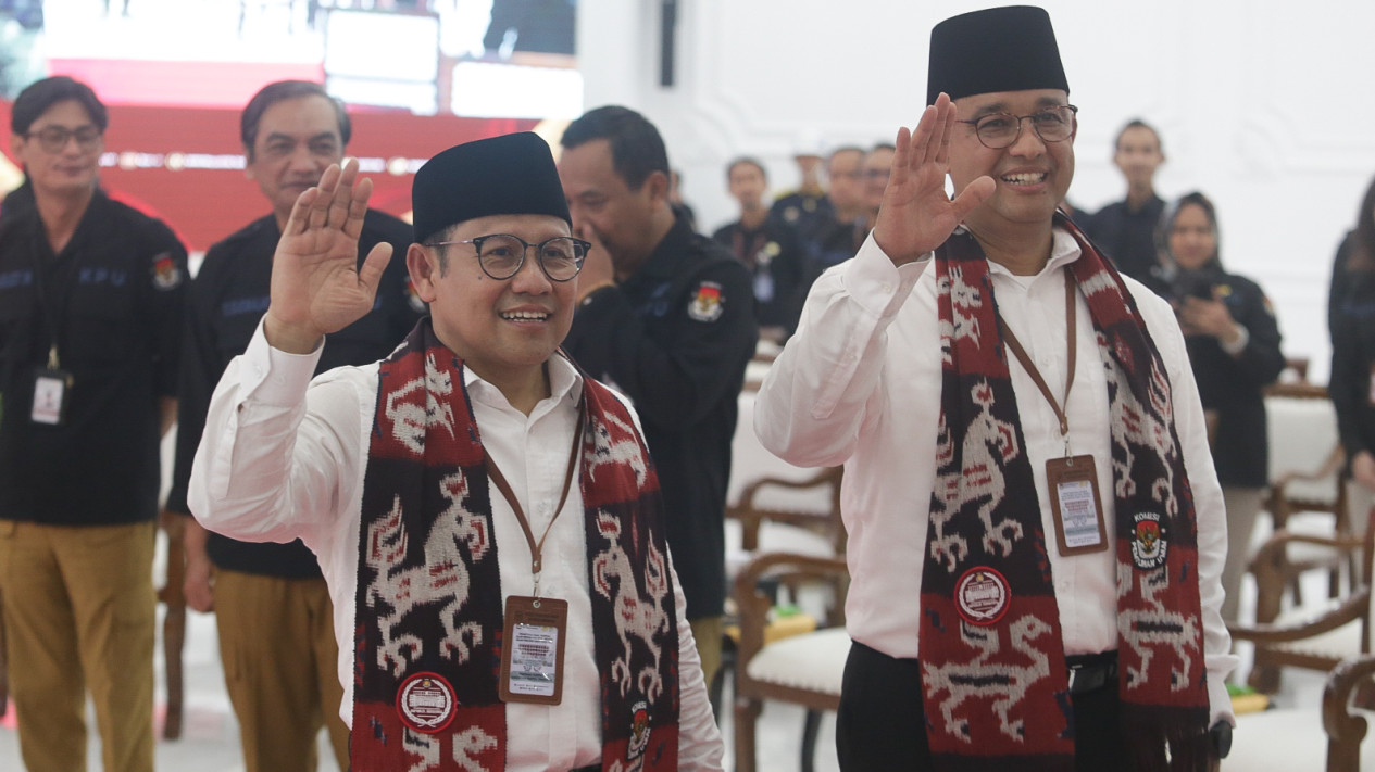 Foto Anies-Muhaimin Resmi Daftar Jadi Pasangan Capres-Cawapres 2024 Ke ...