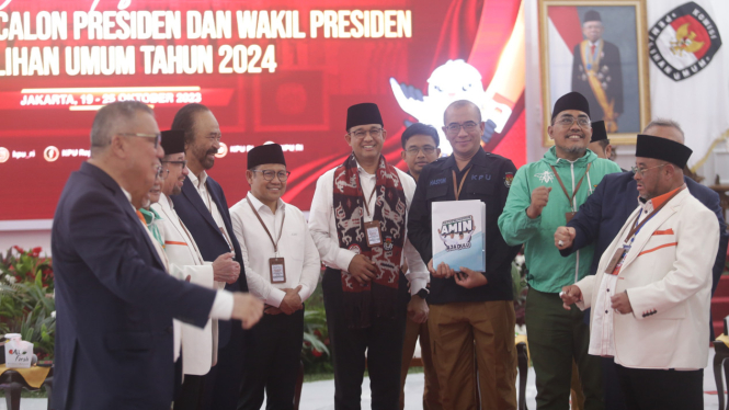 Anies Baswedan-Muhaimin Iskandar Daftar Capres-Cawapres