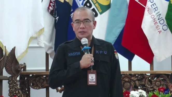 Ketua KPU RI Hasyim Asy’ari 