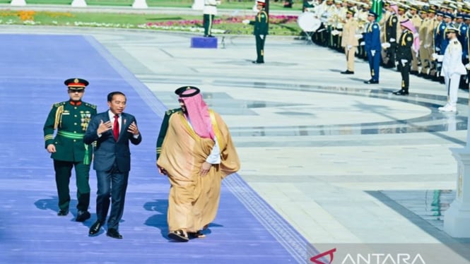 Presiden Jokowi bertemu PM Kerajaan Arab Saudi Mohammed bin Salman al-Saud
