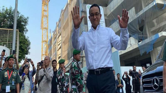 Calon Presiden Anies Baswedan Tes Kesehatan di RSPAD Gatot Subroto