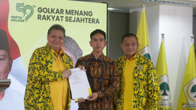 Golkar Dukung Gibran Rakabuming Raka Jadi Cawapres Prabowo