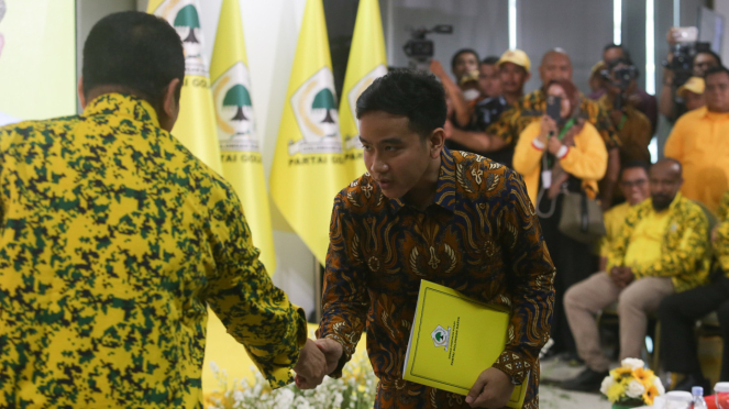 Golkar mendukung Gibran Rakabuming Raka menjadi calon wakil presiden Prabowo