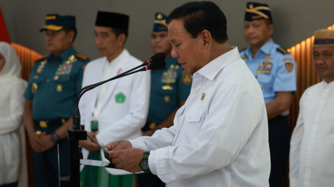 Menteri Pertahanan Prabowo Subianto