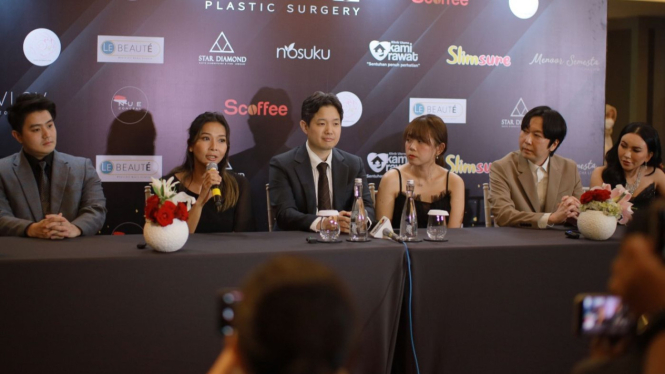 Konferensi pers launching klinik treatment kecantikan asal Korea, Pride