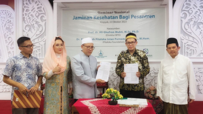 Ponpes Ali Maksum Kerja Sama dengan BPJS Kesehatan dan Pitaloka Foundation