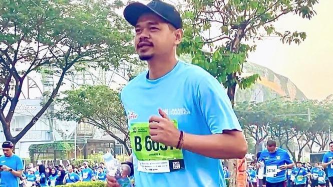 Bambang Pamungkas di Jakarta Marathon 2023
