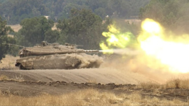 VIVA Militer: Tank Merkava militer Israel