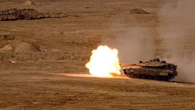 VIVA Militer: Tank Merkava militer Israel