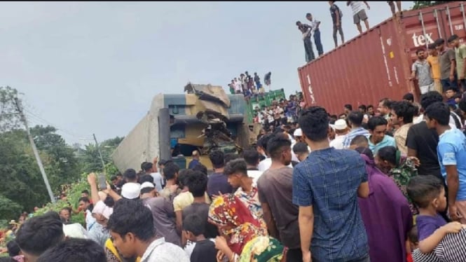Kecelakaan Kereta di Bangladesh