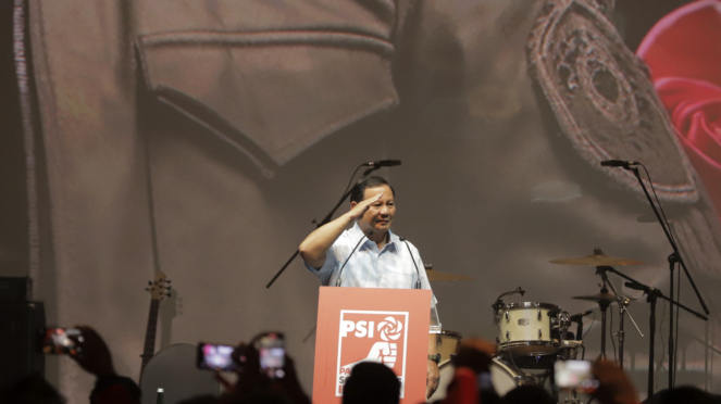 Prabowo Subianto, Konser Pilpres Santuy Ojo Rungkad PSI