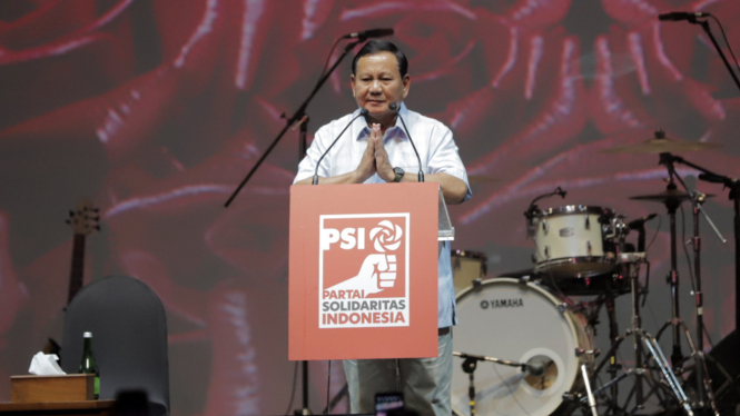 Prabowo Subianto, Konser Pilpres Santuy Ojo Rungkad PSI