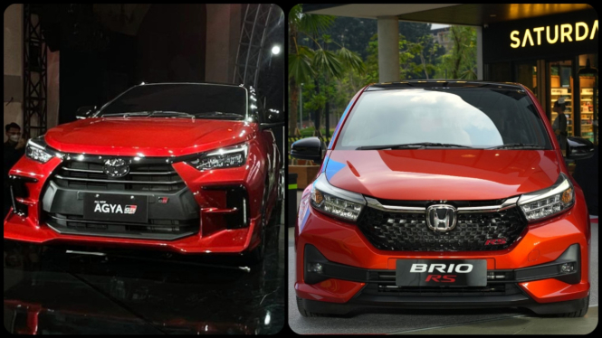 VIVA Otomotif: Toyota Agya GR Sport vs Honda Brio RS 2023